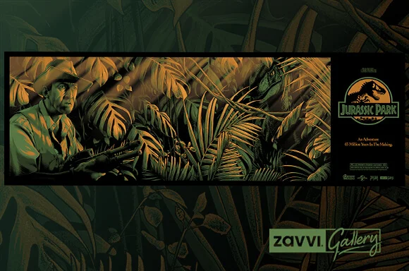 Sérigraphie Jurassic Park - Clever Girl