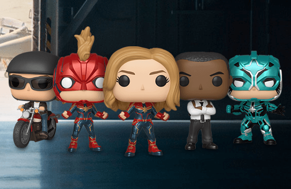 CAPTAIN MARVEL POP! VINYL 3 POUR 35,99€