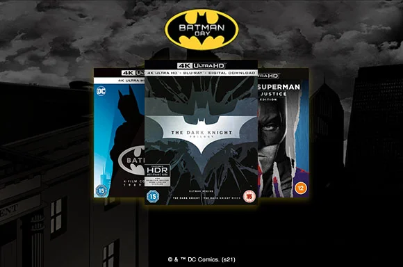20% de réduction sur les BLU-RAY & DVD 4K UHD Batman
