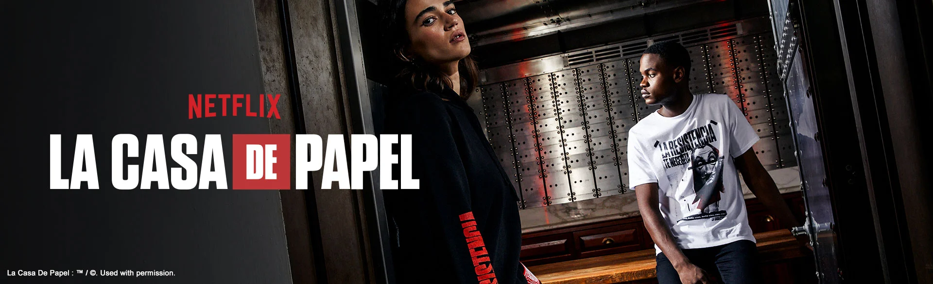 MONEY HEIST GO LIVE BANNERS