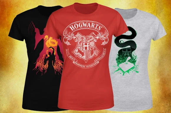 3 T-SHIRTS HARRY POTTER POUR 2
