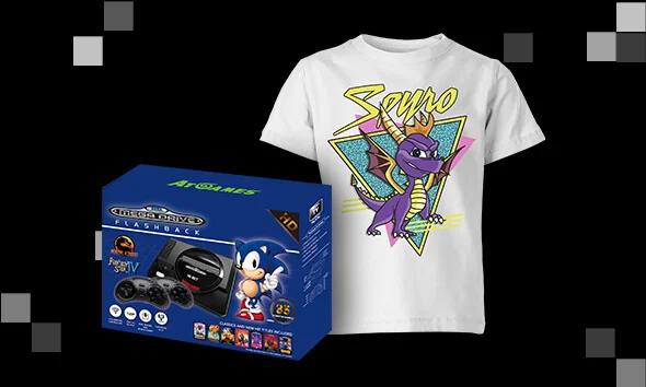 Console Rétro + T-shirt Enfant Gratuit
